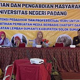 Tim Pengabmas UNP Dorong Guru SMKN 1 Lembah Gumanti Manfaatkan ChatGPT