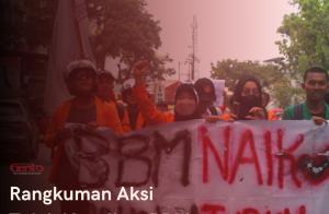 Rangkuman Aksi Tolak Kenaikan BBM